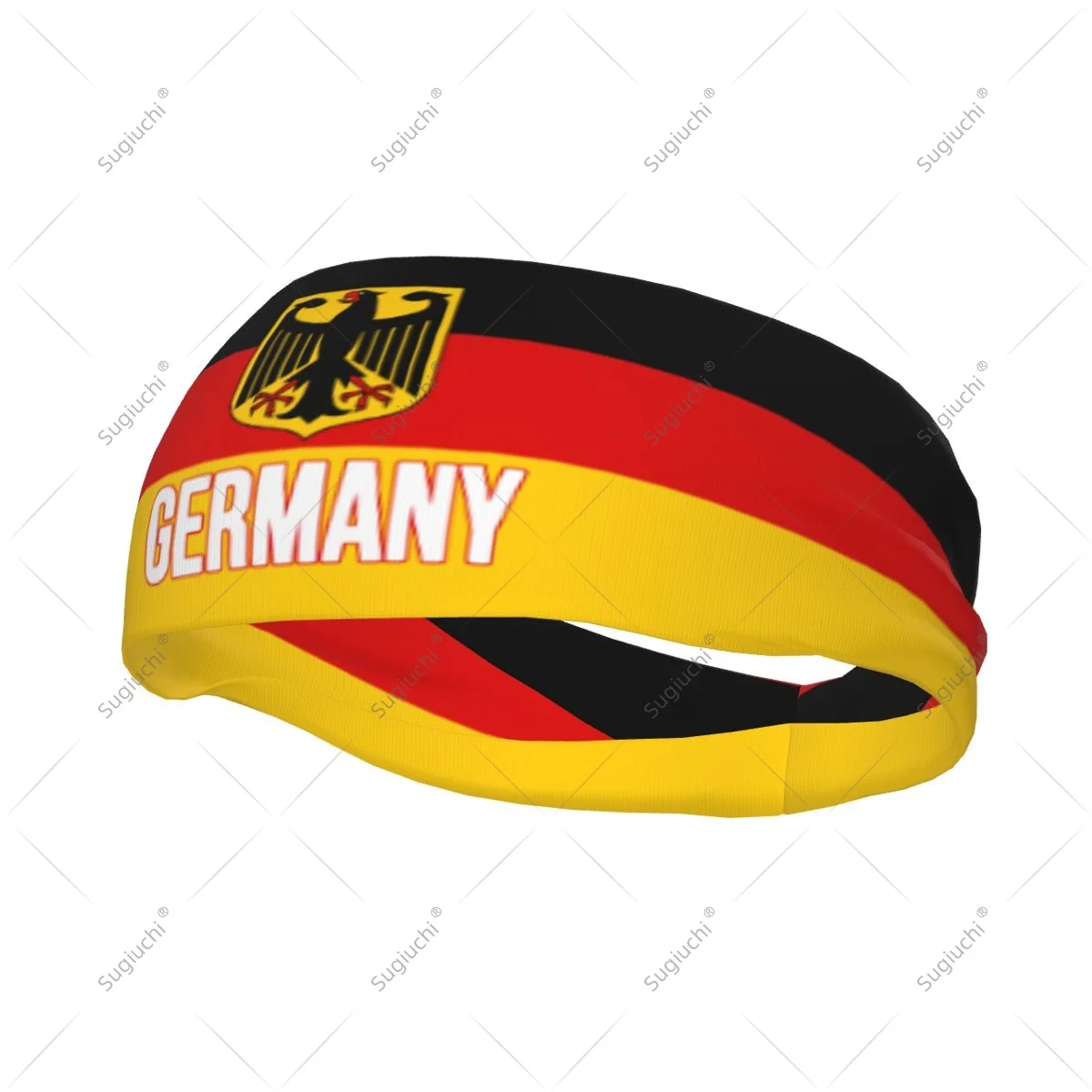 

Men Women Germany Flag Elastic Wide Headbands For Yoga Fitness Tennis Running Gym Sports