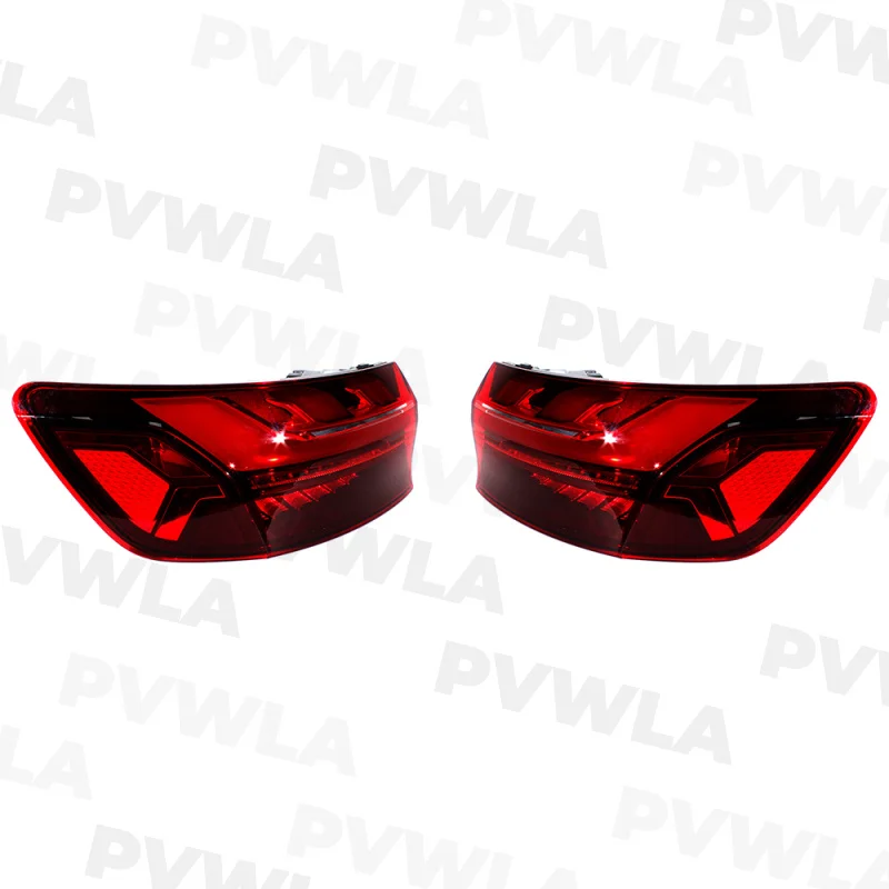 2pcs Left+Right Outside Rear Lamp Tail light For Audi A4 B9 Sedan 2021 2022 2023 LHD Car accessories 8W594509AA  8W5945092AA