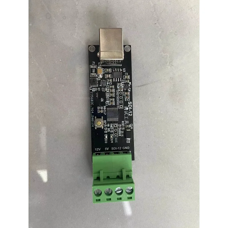 SDI-12 Module Accessories SDI12 Capturer Debugger 5V 12V Power Supply Adapter Professional Converter Module Parts