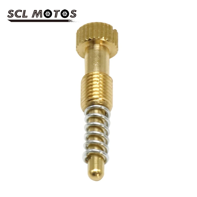 

SCL MOTOS Carburetor Idle Speed Adjustment Screw Pilot Screw Set Throttle Screw Set For Mikuni VM22 Yamaha YBR 125 Carb Off-road