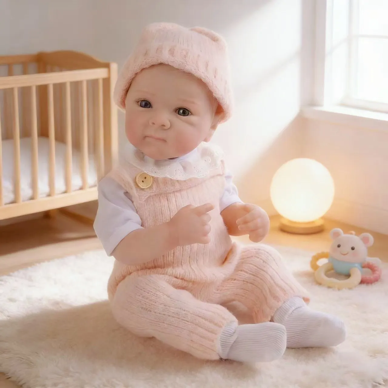 Bambola Reborn da 18 pollici (46 cm), realistica, in silicone a corpo intero lavabile, regalo per bambini