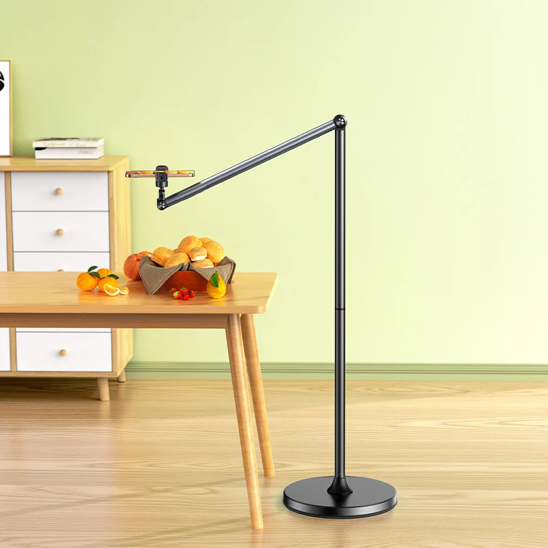 Floor Tablet Stand Bionic Robotic Arm For Overhead Filming Live Stream Makeup Video Desktop Bracket