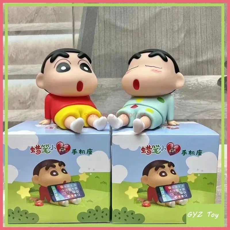 

Новинка, фигурка Crayon Shin-Chan, фигурка ленивого сотового телефона, аниме фигурка нохара шносукке, Коллекционная модель из ПВХ, игрушки, подарки для детей