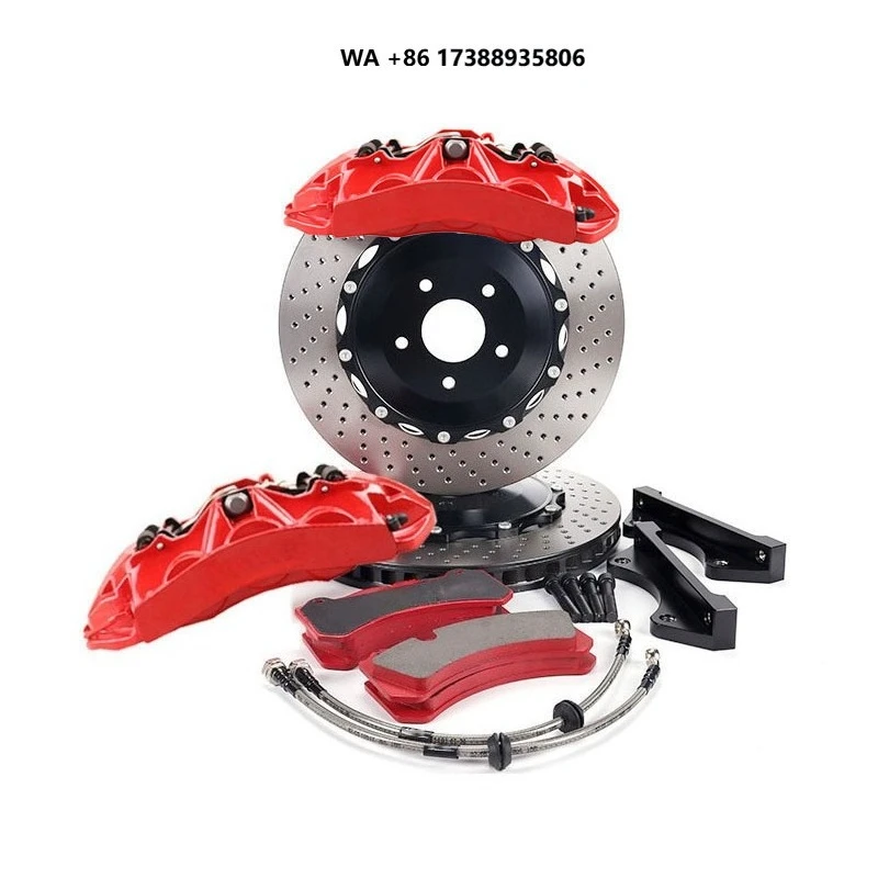 KLAKLE ANG Upgrade 6 Pot Big Brake Kit Stop Brake Fade 380mm Drilled Disc  Caliper Complete With Pads Hose for B-M-W F82 M4