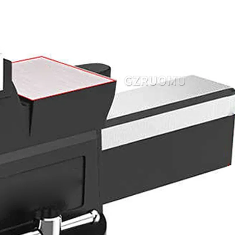 4/5 Inches Bench Vise Multipurpose With 360°Swivel Base & Anvil Heavy Duty Cast Iron for Drilling Conduit Cutting Sanding
