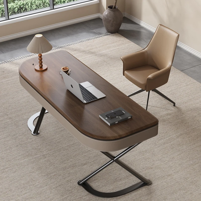 Executive Modern Table Computer Office Workshop Desk Corner Organizer Minimalist Bedroom Study Modern Furniture Tavolo Seating