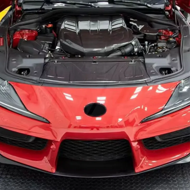

For Toyota Supra A90 (2019-2021) Carbon Fiber Radiator Guard & Engine Compartment Panel