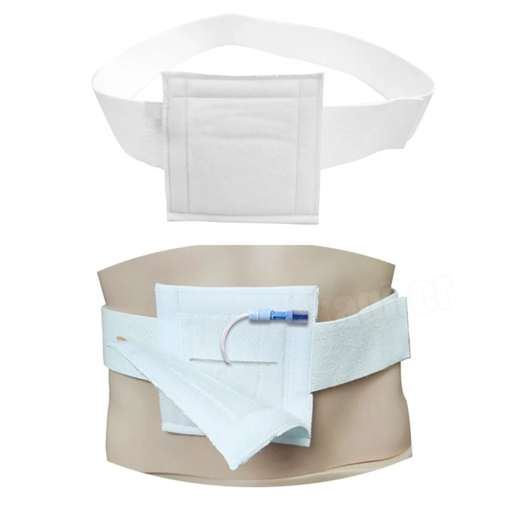 

G Tube Holder Belt Feeding Tubes Covers Peg Tube Gastrostomy Catheter PD Belt Abdominal Peritoneal Dialysis Pipeline Fixed