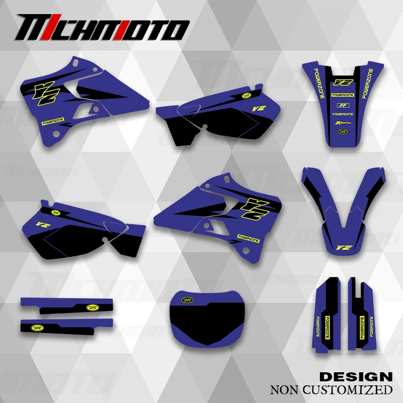 

MCHMFG New Style Graphics Decals Stickers Kit For YAMAHA 1996 1997 1998 1999 2000 2001 YZ125 250