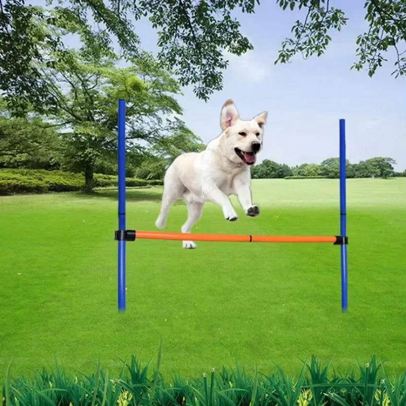 training equipment dog agility training set dog jump hurdle bar Dog play run jump game obedience set