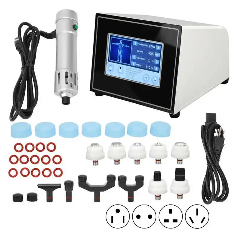 

Energy Adjustable Shockwave Therapy Machine Electric Spine Massager Corrector for Soft Tissue Treatment ED Shockwave Device