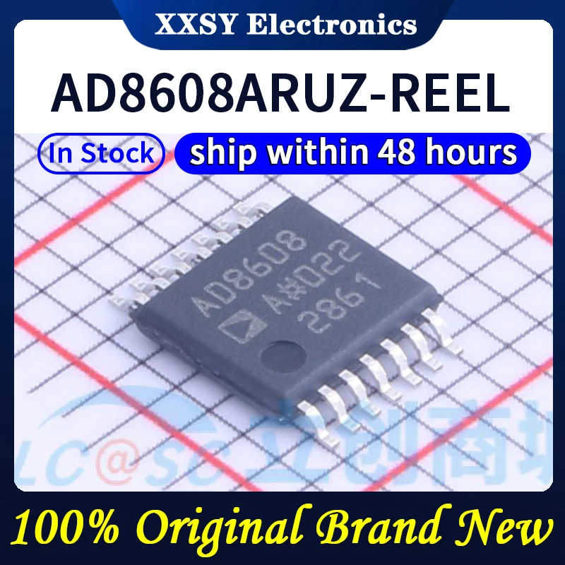 AD8608ARUZ-REEL  TSSOP14  High quality 100% Original New