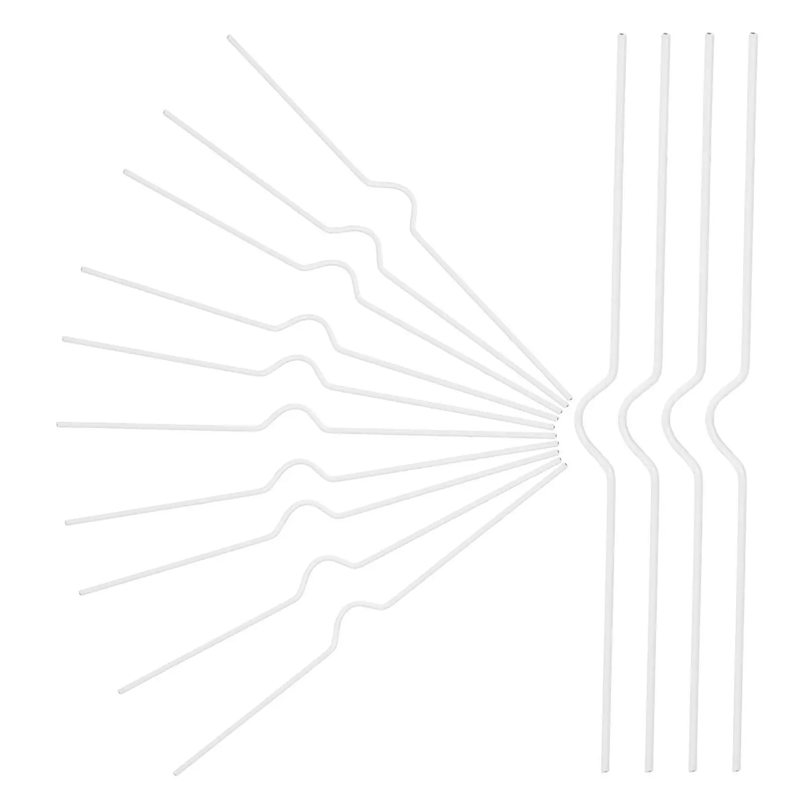 

100 шт. проволочных крючков-спиралей для календарей, плакатов, небольших картин, универсальные, многоразовые