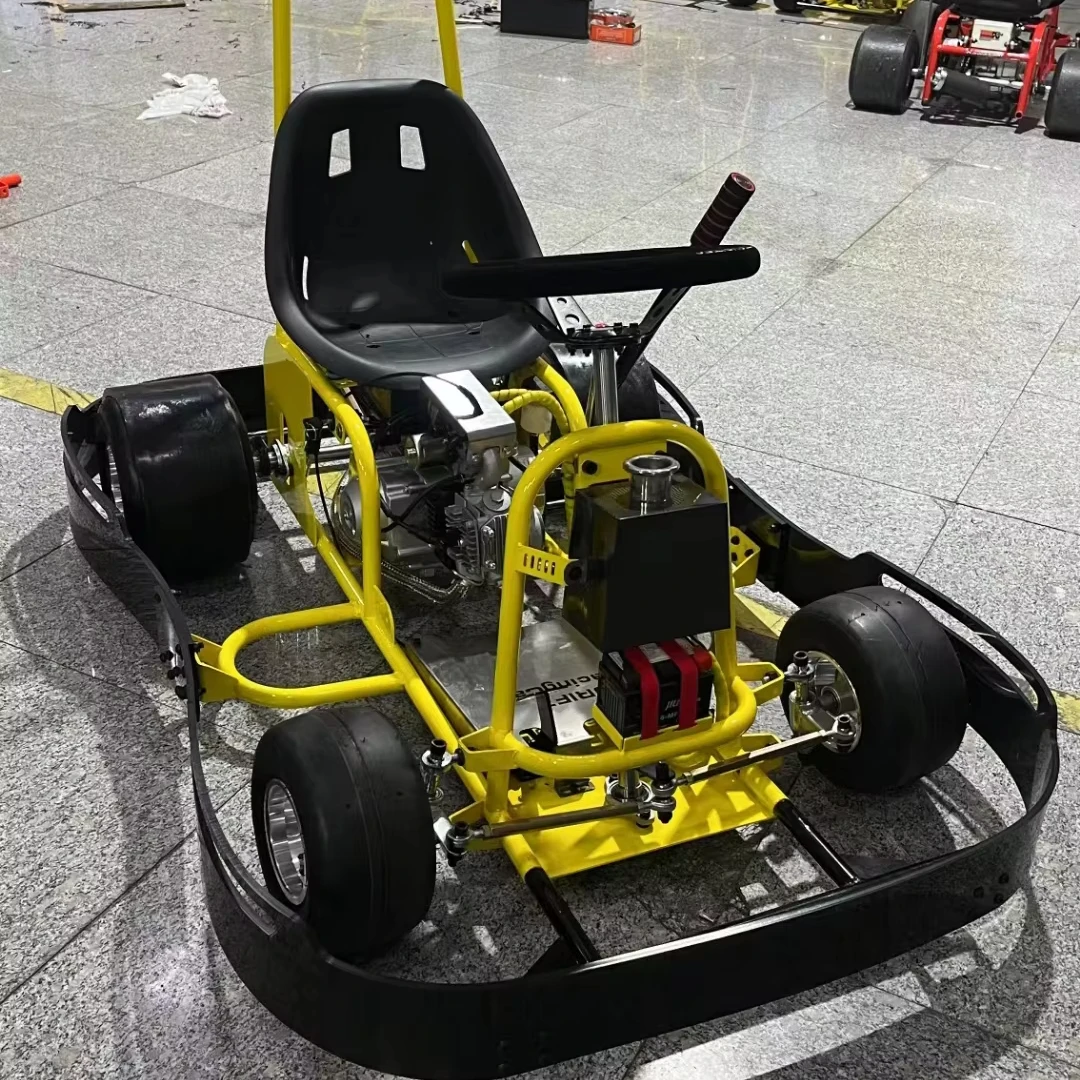 

4x4 Fuel-Powered Go Kart,Drift Racing Car with Hydraulic Disc Brakes & Independent Double Wishbone Suspension