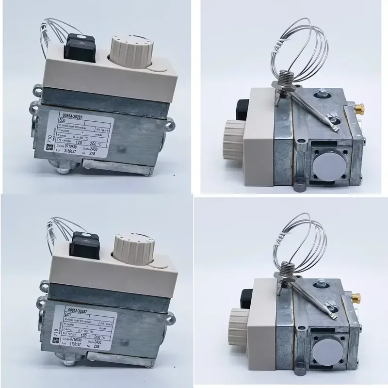 120-200C LPG Thermostatic Control Valve Model 710 Minisit Replacement for Gas Deep Fryer Temperature Regulator