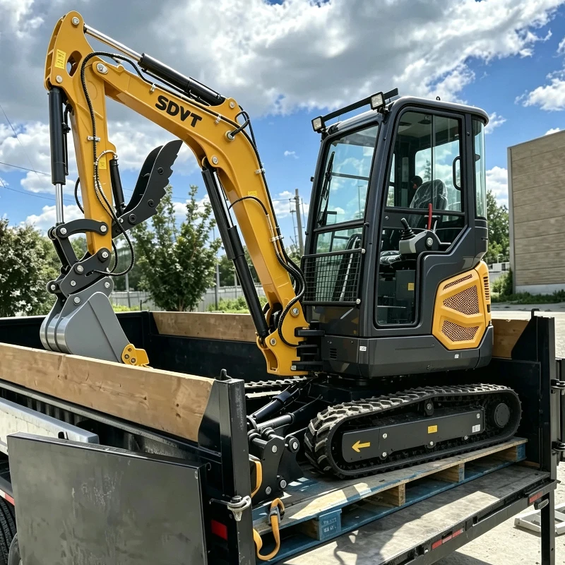 Europe Agriculture Mini Excavator 1Ton Top Quality Hydraulic 1000kg Small Digger Crawler Micro Excavator 1.2Ton Customized Price