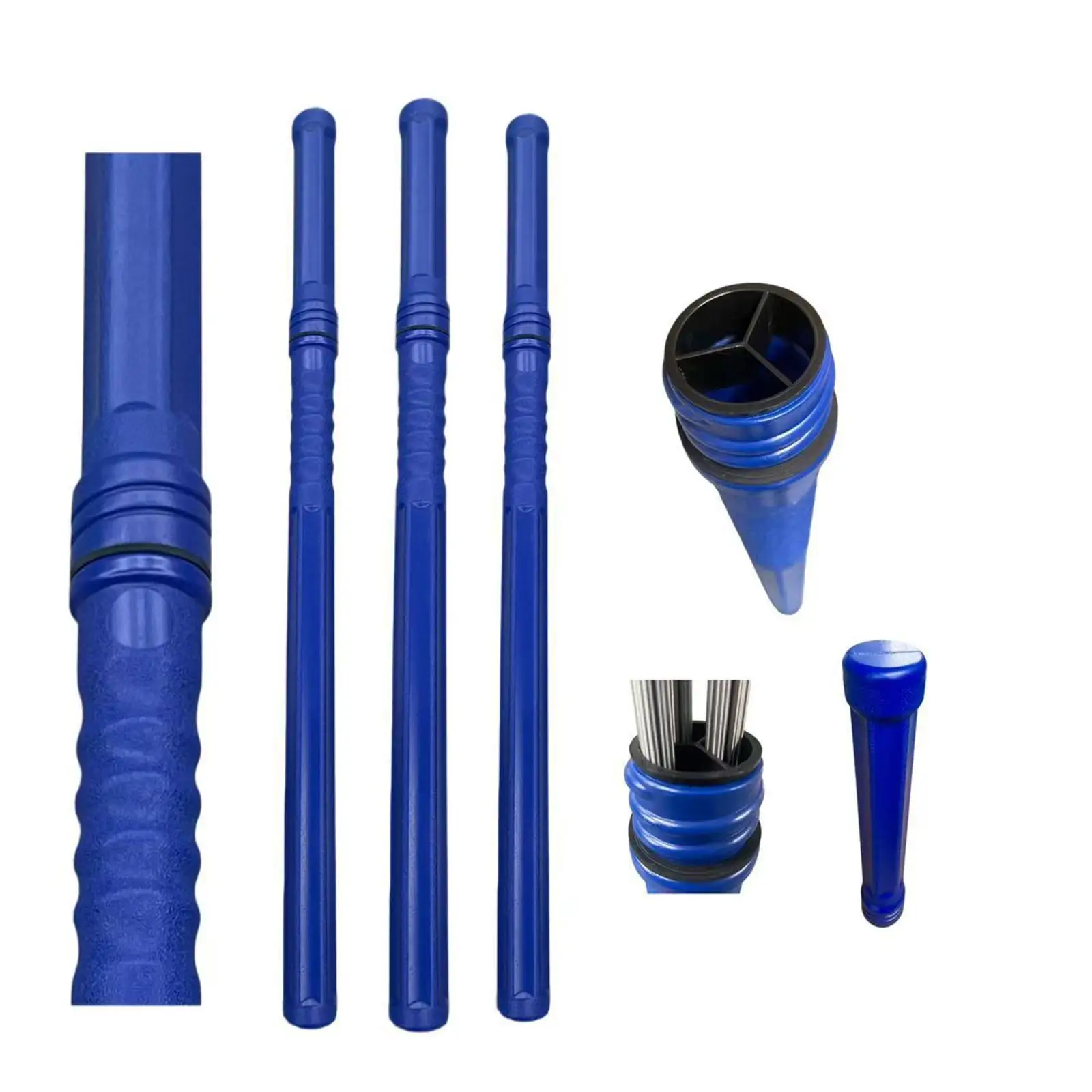 Blue PETG Welding Rod Storage Tube 101cm Waterproof Electrode Holder Container for TIG Rods