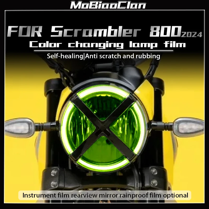 For Ducati Scrambler 800 2024 Dashboard Protection Instrument Film headlight taillight film transparent protective film modified