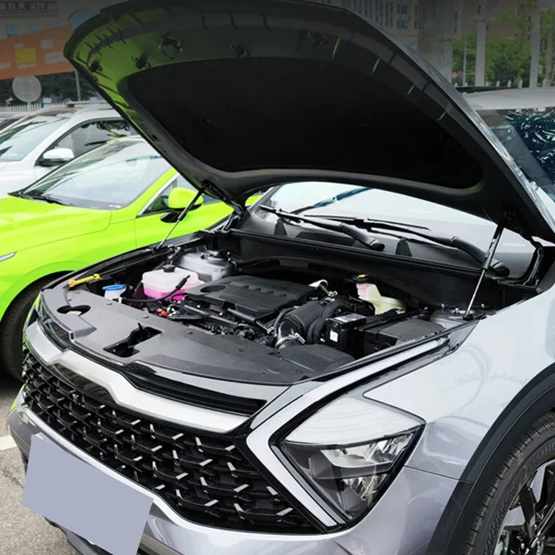 غطاء محرك السيارة الأمامي بونيه رفع دعم البولنديين الدعامات الصدمات قضيب هيدروليكي نوابض الغاز لكيا سبورتاج NQ5 2022 2023 2024 2025