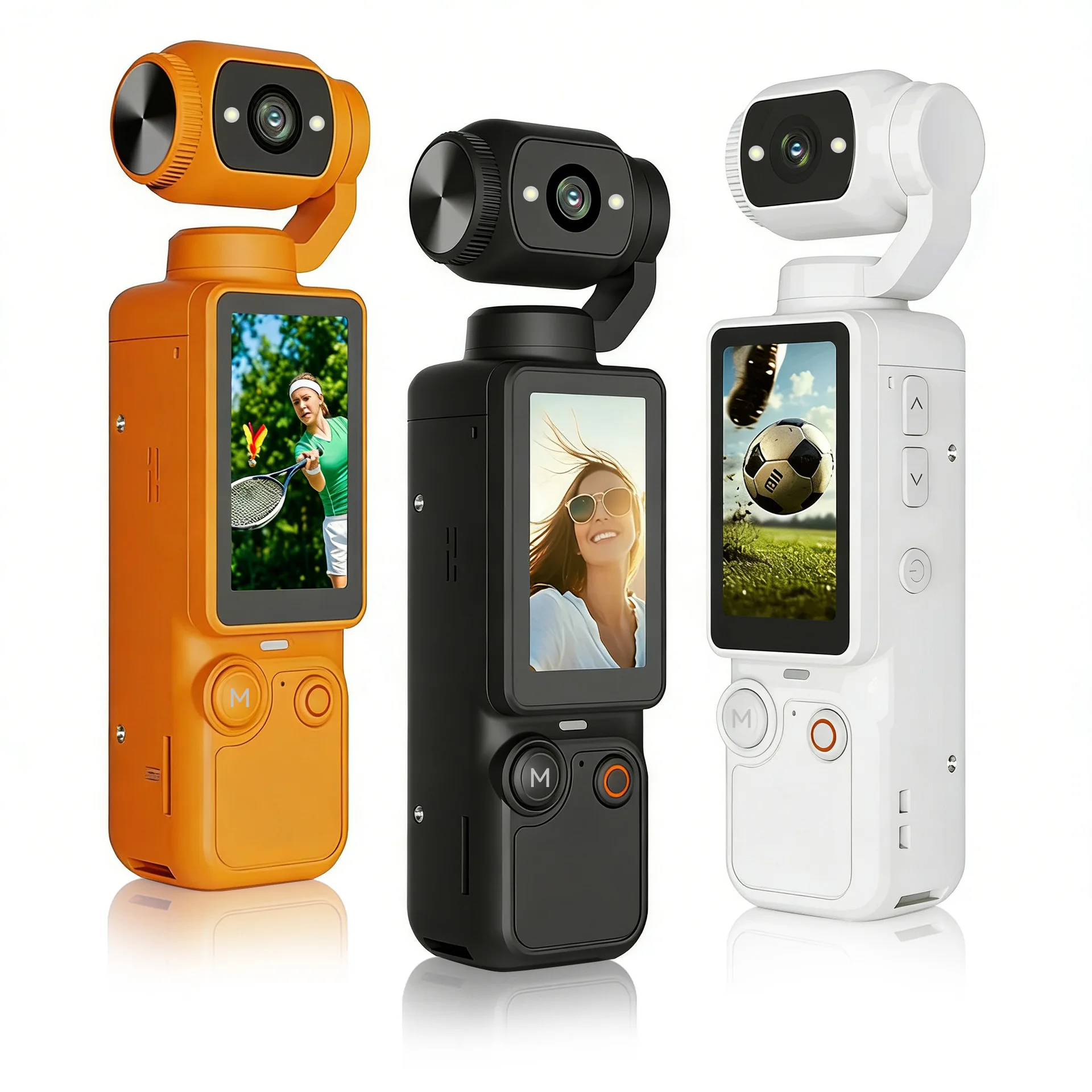 Handheld thumb motion camera ultra-high vlog outdoor riding anti-shake recording portable gimbal camera