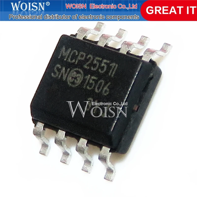 

10PCS MCP2551-I/SN MCP2551 SOP-8