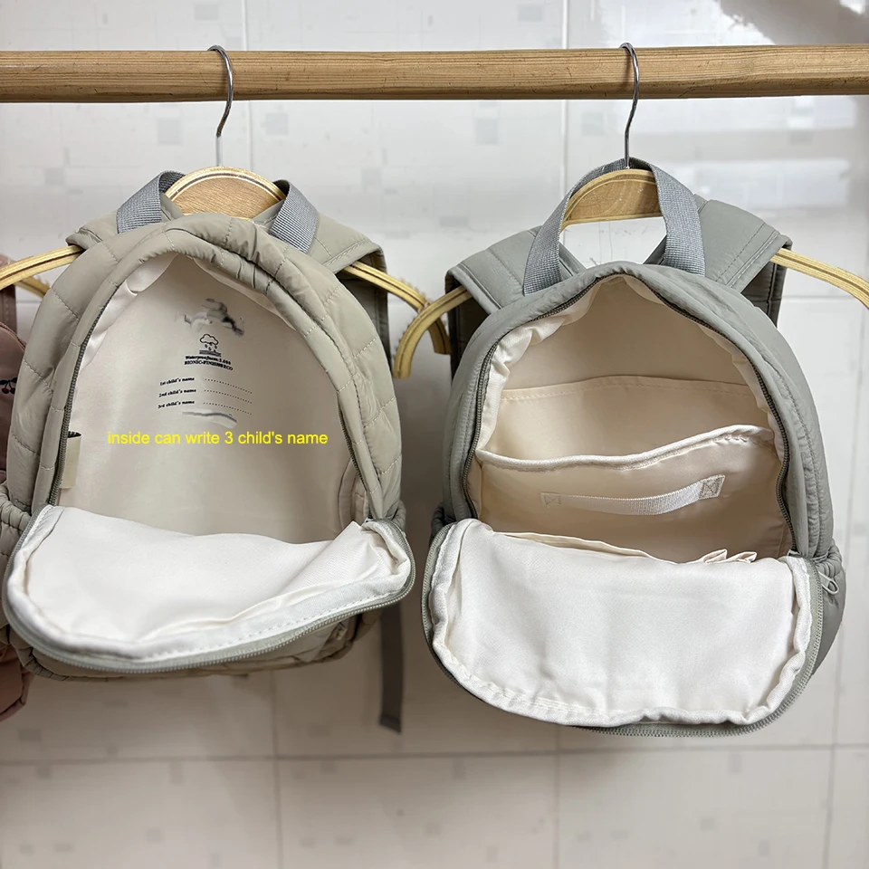 2026 KS Baby Backpack Primary Schoolbag Student Mommy Bag Travel Children Cherry Lemon Waterproof Print Boys Girls Storage Gift