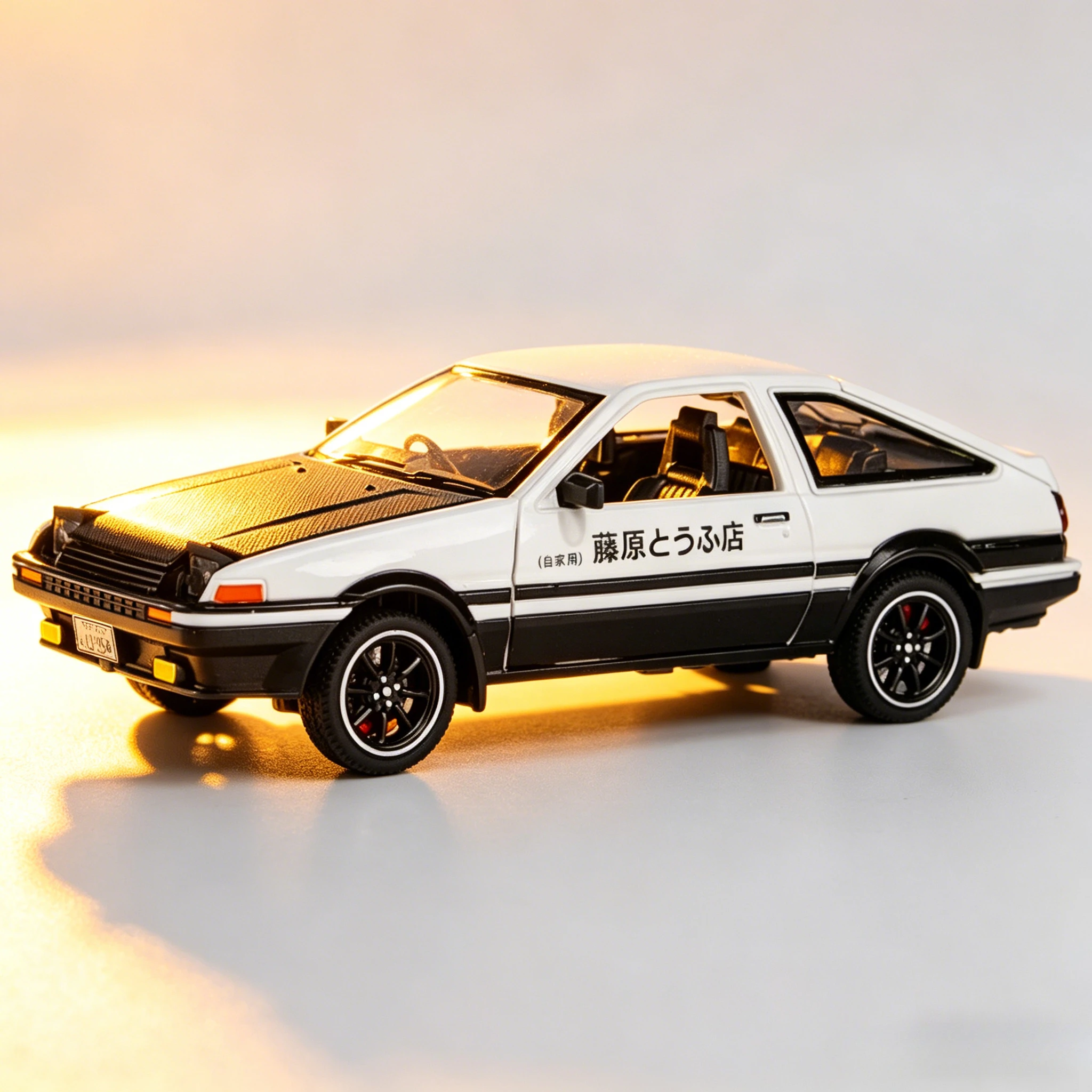 

1:24 INITIAL D AE86 Alloy Diecast Car Model Sports Car Toys For Kids Adults Pull Back Vehicles Toy Cars