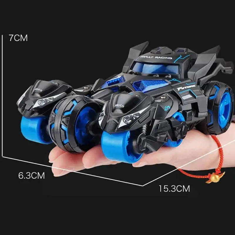 1:32 3 en 1 catapulta Boomerang coche de aleación de simulación con sonido ligero cuatro ruedas de alta velocidad juguetes para tirar hacia atrás para niños regalo