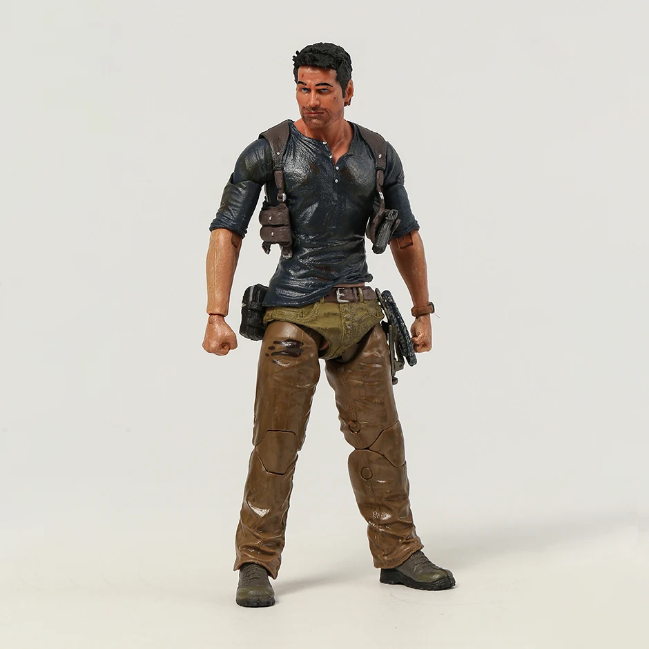 NECA Uncharted 4 A thief\'s end NATHAN DRAKE figura de acción de colección modelo de película de juguete