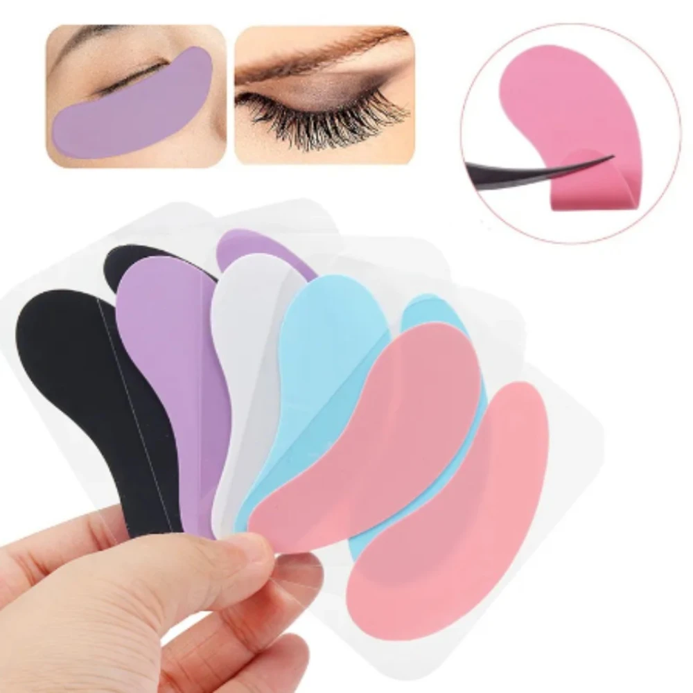 

New Reusable 1Pair Eye Pads Silicone Stripe Lash Lift Eyelash Extension Hydrogel Patches Under Eye Gel Patch Makeup Tools