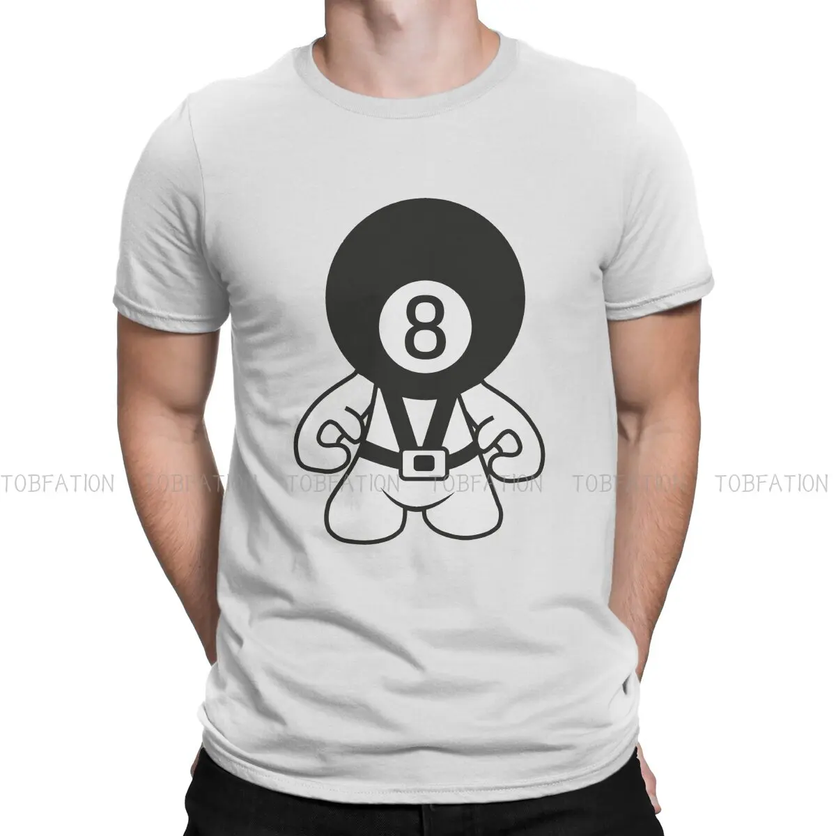 Ball 8 Round Collar TShirt Pool Eight Ball Fabric Classic T Shirt Men Tops Individuality Big Sale