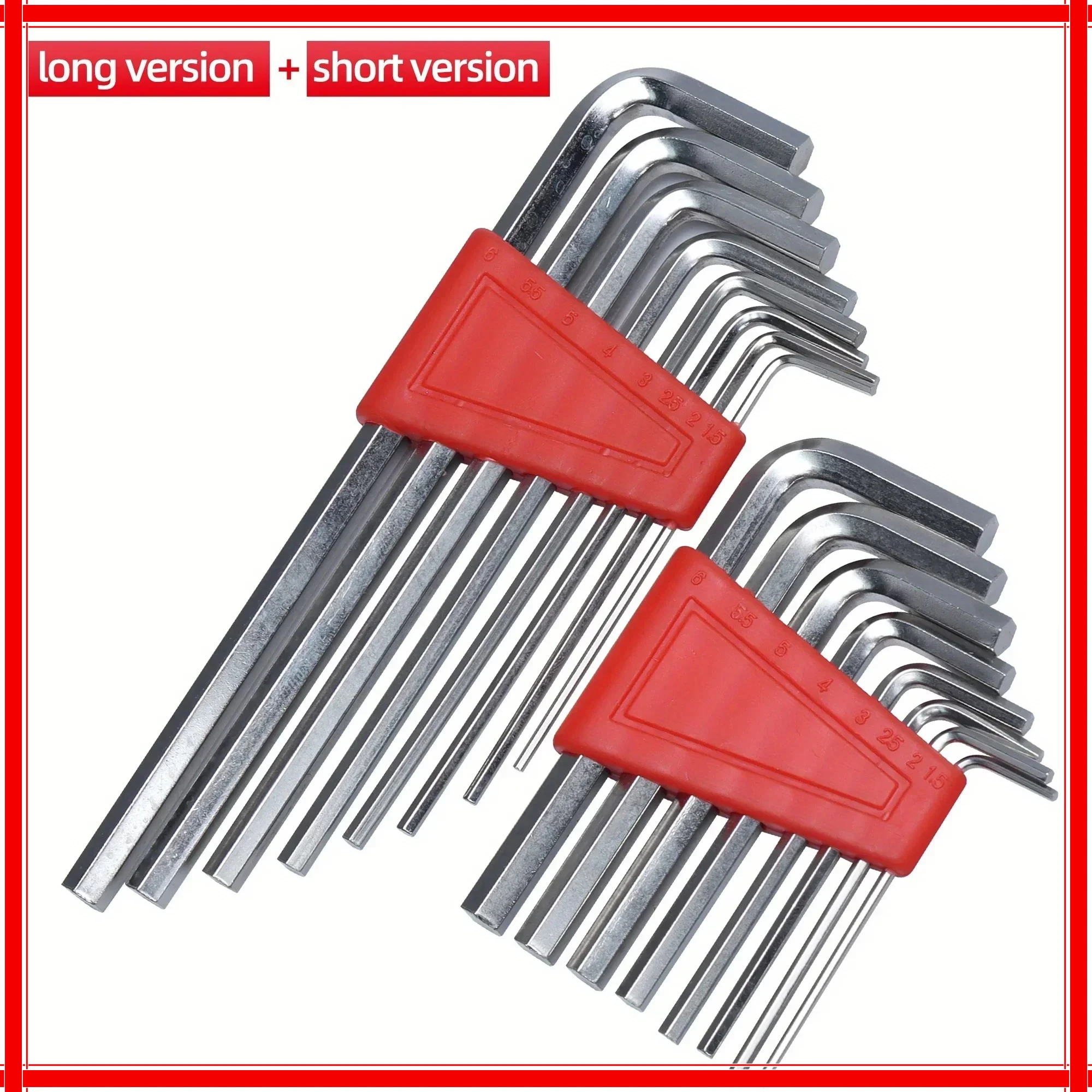 8 قطعة مفتاح ألين مفتاح ربط متري مفتاح ربط L مفتاح الربط مفتاح ألين مجموعة أدوات الذراع القصيرة سهلة الحمل في الجيب 2025