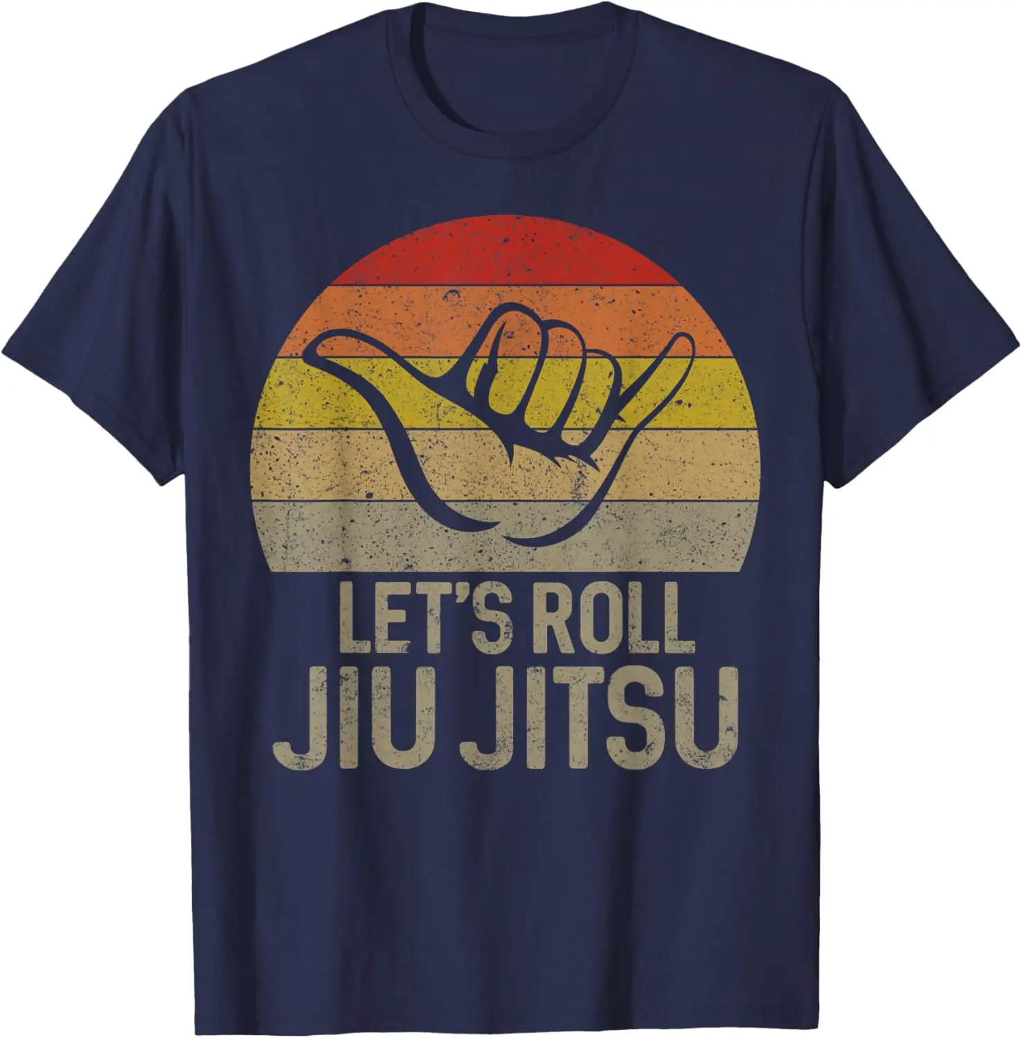 Let's Roll Jiu Jitsu Hand Brazilian BJJ Funny Martial Arts T-Shirt 100% Cotton O-Neck Short Sleeve Summer Casual Mens T-shirt