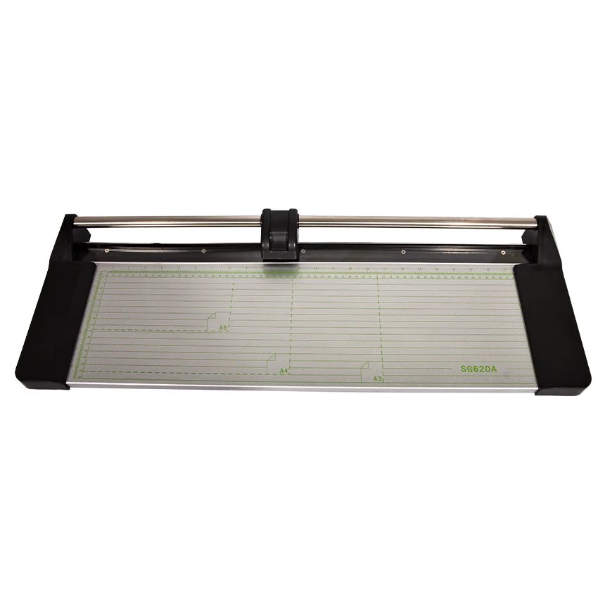 Portable 24 Inches 620MM Manual Rotary Professional Paper PVC Cutter Trimmer SG-620 Roller Paper Trimmer 8 Sheets