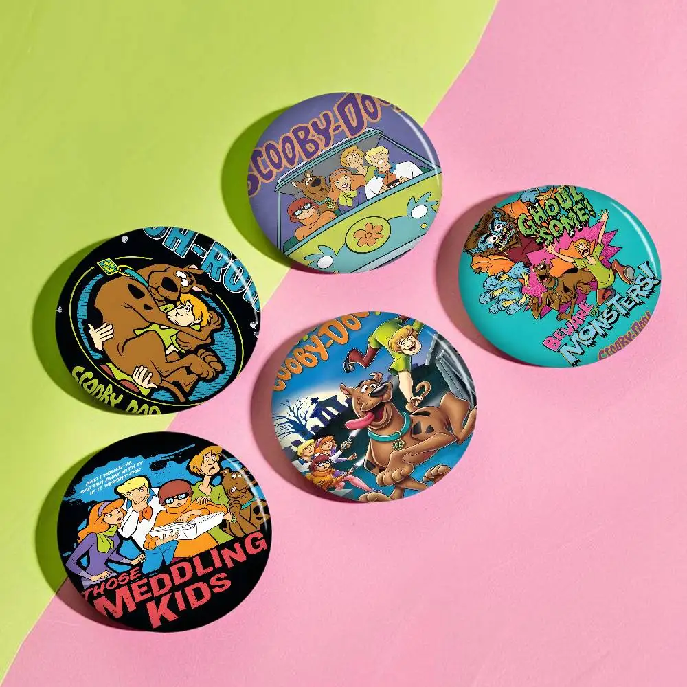 Значок-брошь ручной работы S-Scooby Doo (аниме) для одежды, мультяшный значок, украшение для рюкзака, аксессуары для бижутерии