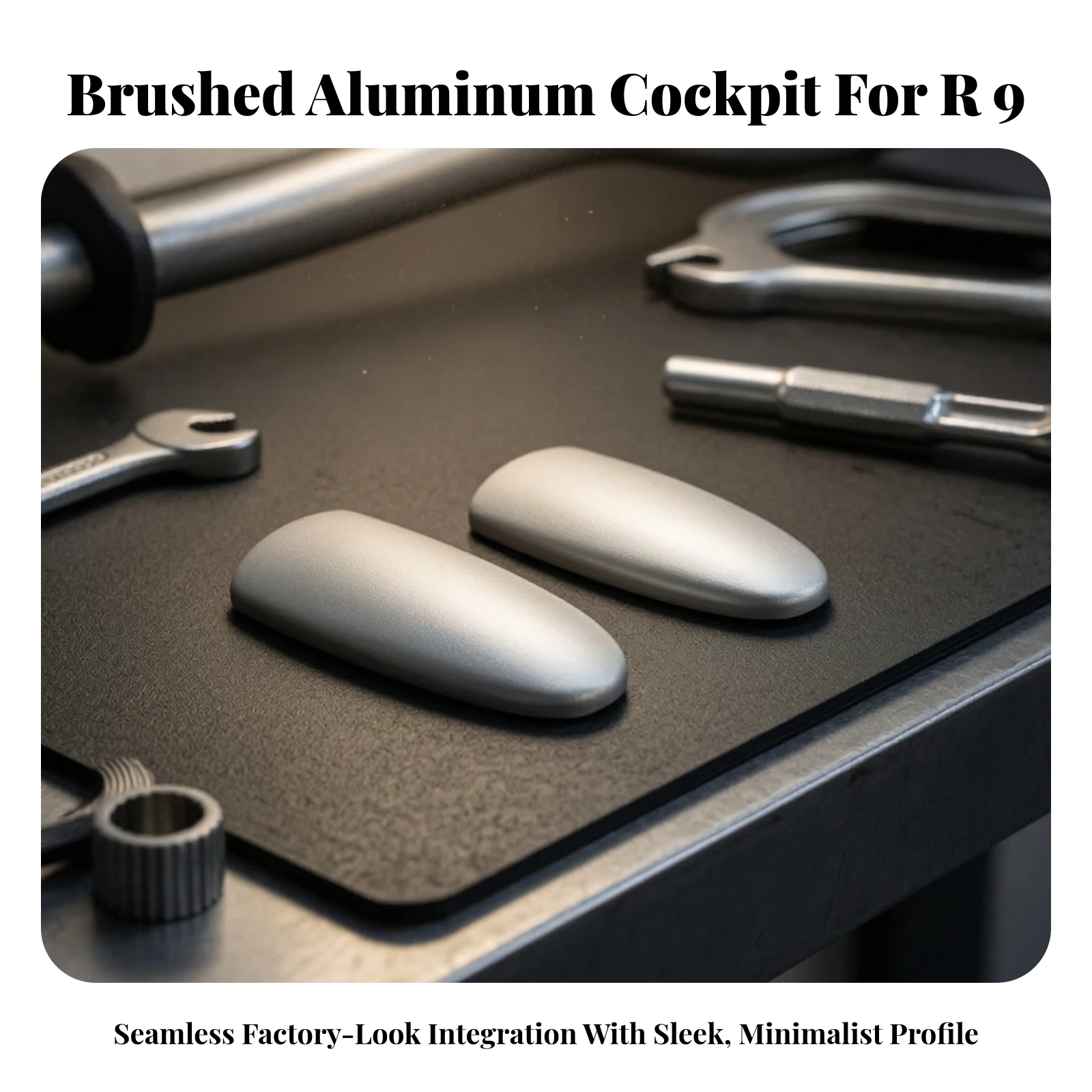 Handlebar Riser Caps Polished Finish Handlebar Top Covers Top Clamp Cover Sleek Slim for Motorcycle Riders
