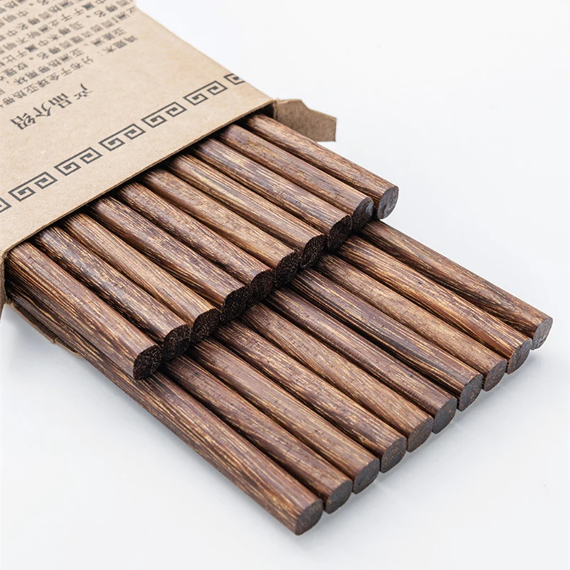 5Pairs chicken wing wooden chopsticks Korean Restaurant non-wax wooden solid wood Portable Healthy Food Stick For Sushi Chopstic