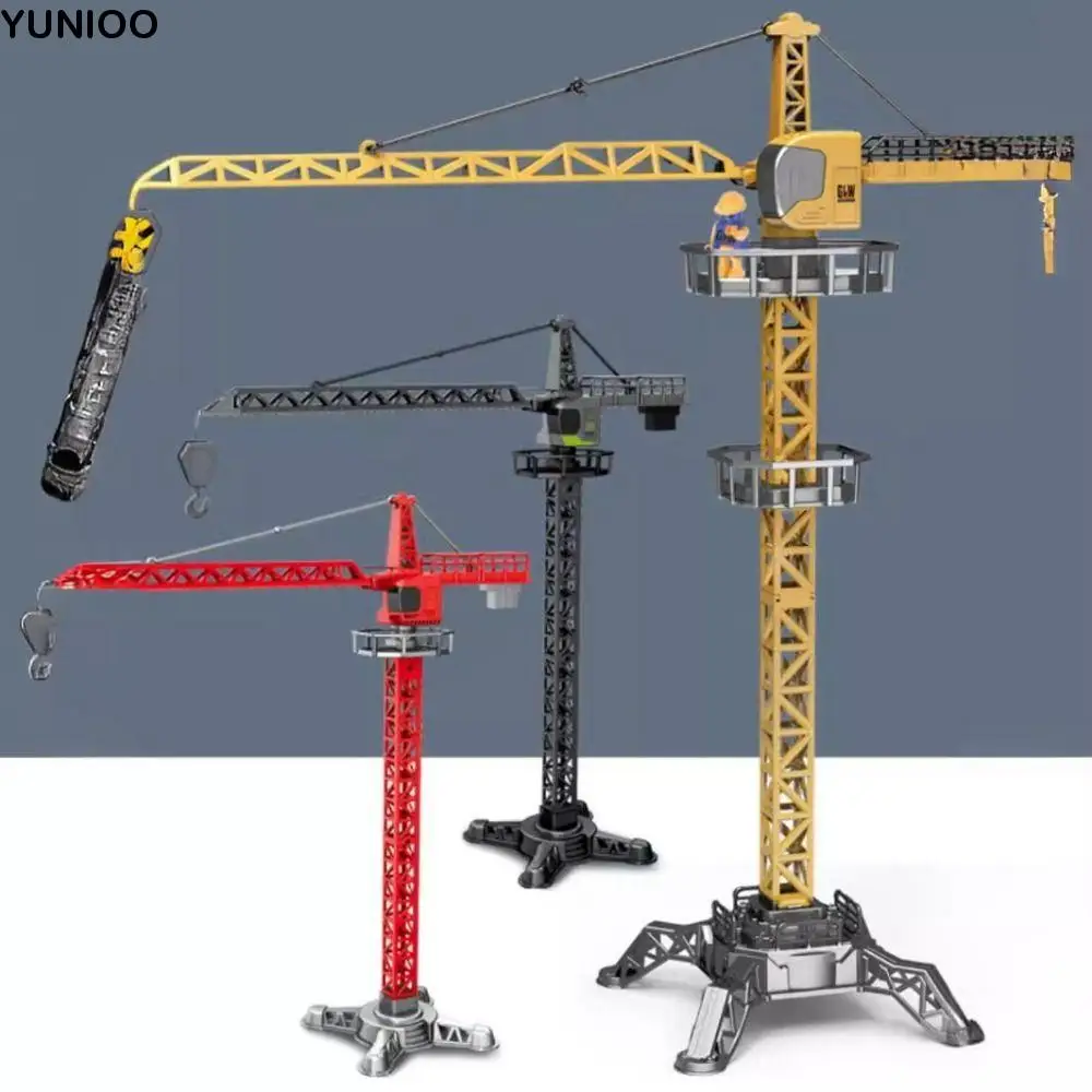 

Lifting Tower Tower Crane Model Simulation Excavator Engineering Vehicle Toy Alloy Loader Tractor Car Construction Model