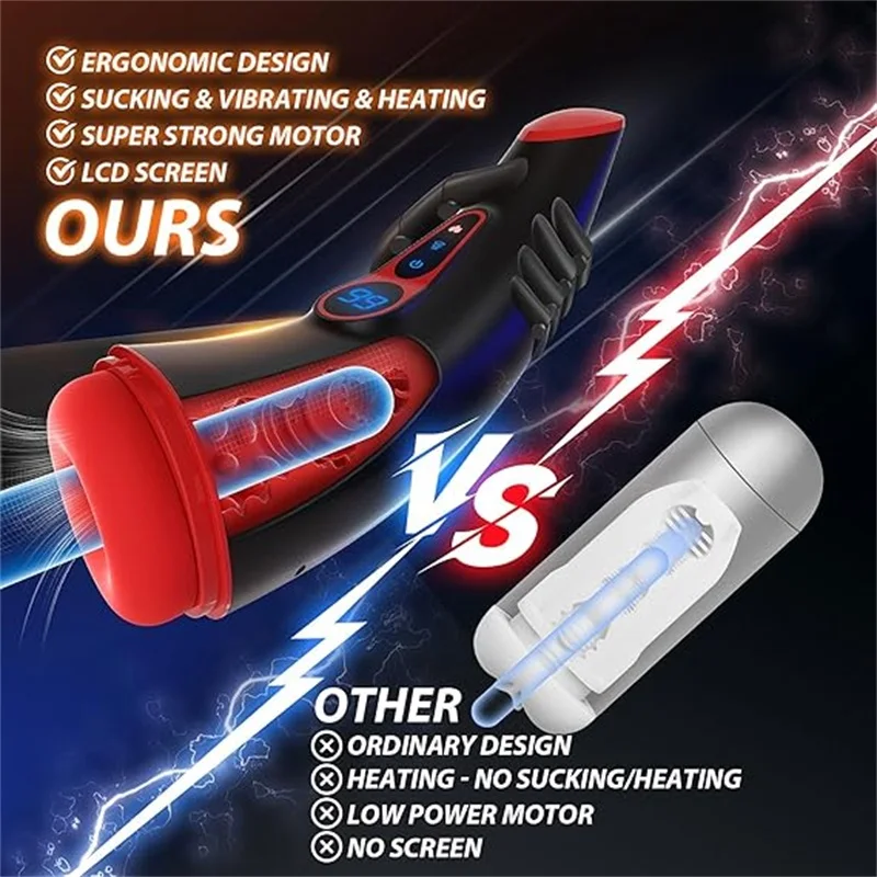 Automatic Sucking Heating Vibrating Male Masturbator Cup Sex Toy for Men Penis Pump Male Masturbators Masturbation Tools 18+ view 5