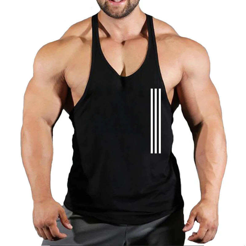 Men Summer Gym Shirt Street Hooded Sleeveless T-shirts For Man Tank Tops Workout Fitness Singlets Sport Suspenders Vest Clothing