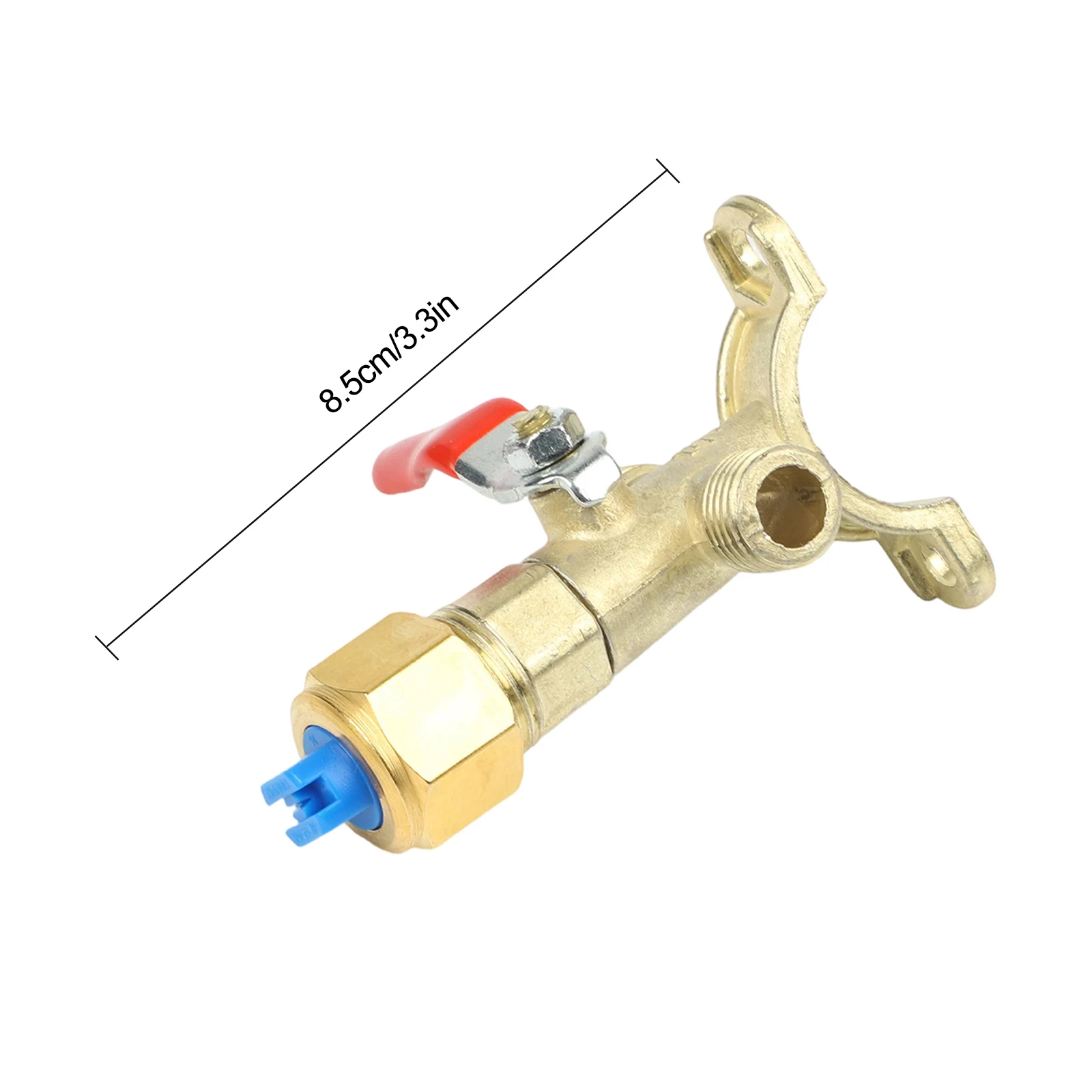 Fan Shaped Adjustable Spray Nozzle for Efficient Plant Watering with Zinc Alloy Material and Quick Installation