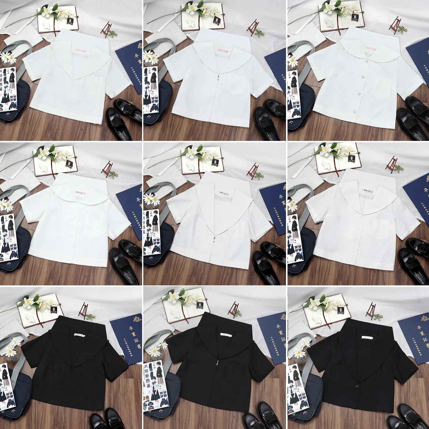 

Sakura Family Jk Uniform Sailor Suit Short Sleeve Long Sleeve Summer Clothes Black White No Original Kansai Kanto Nagoya Sapporo
