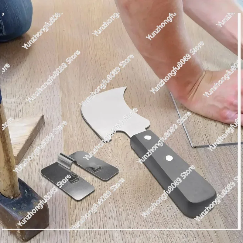 1Pcs 20cm Quarter Moon Knife Weld Seam Guide Cut Trimming Knife Groove Vinyl Floor Sciving Leather Cut Trimming Knife