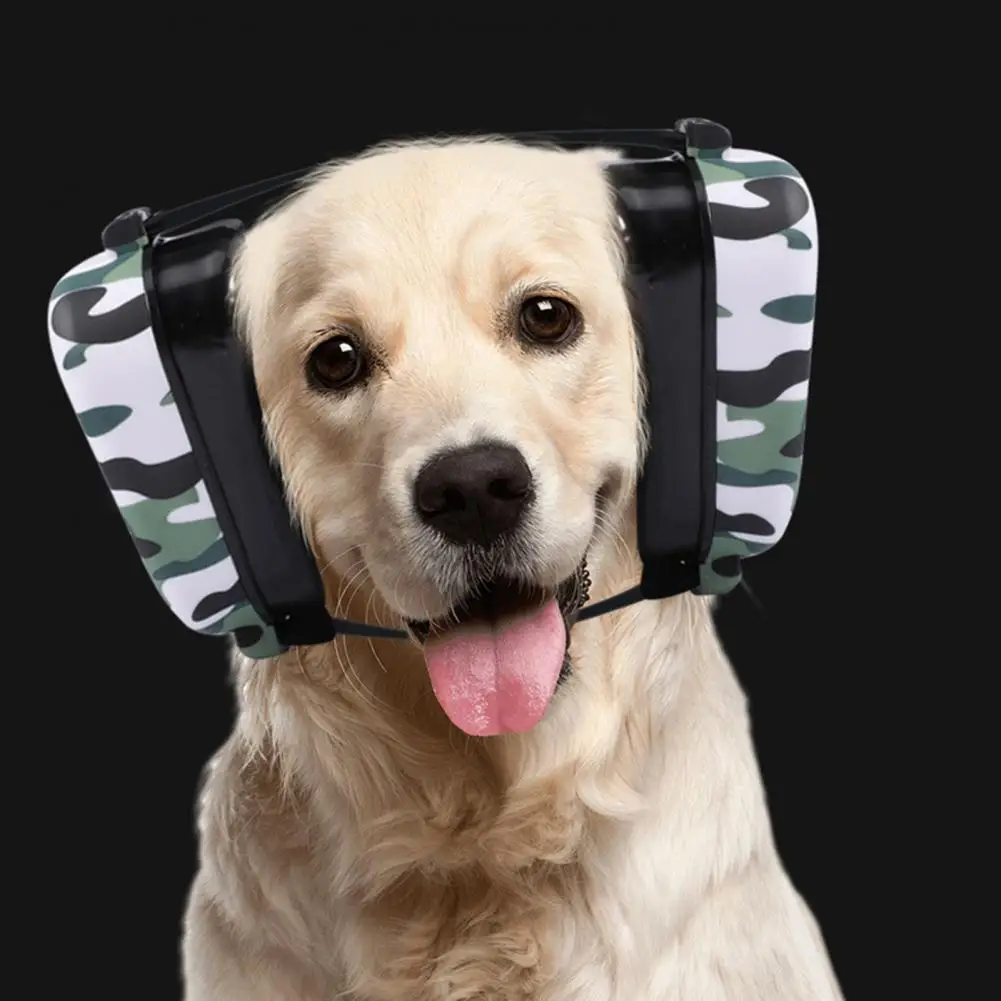 Dog Noise Canceling Earphones Thunderstorm Anxiety Relief for Dogs Comfortable Effective Dog Ear Adjustable for Dogs