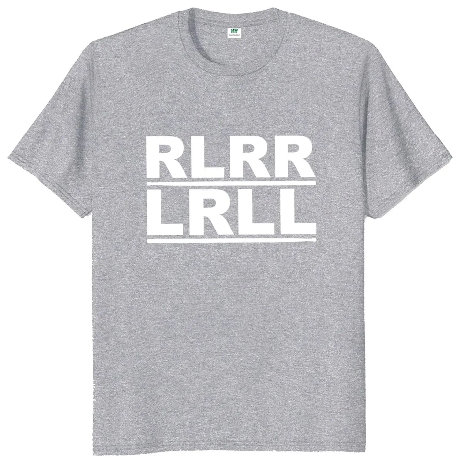 RLRR LRLL T Shirt Funny Drummer Paradiddle Drum Lovers Short Sleeve High Quality 100% Cotton Unisex Casual T-shirts EU Size