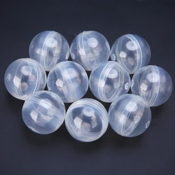10Pcs Empty Plastic Capsule Eggs Transparent Plastic Vending Machine Capsules 28mm Diameter For Childrens Party Toys