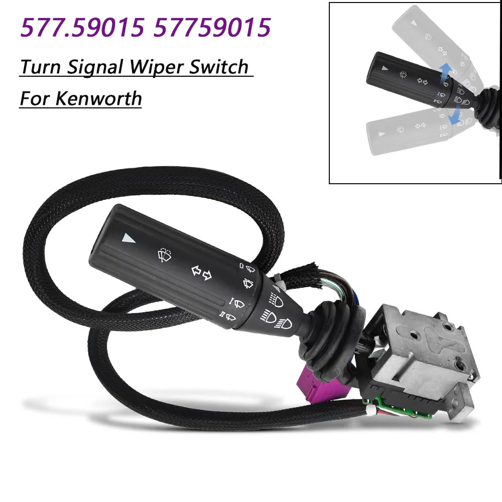 For Kenworth Heavy Duty Multifunction Combination Lever Switch Replace Turn Signal Switch 480796 B489522 577.59015 57759015
