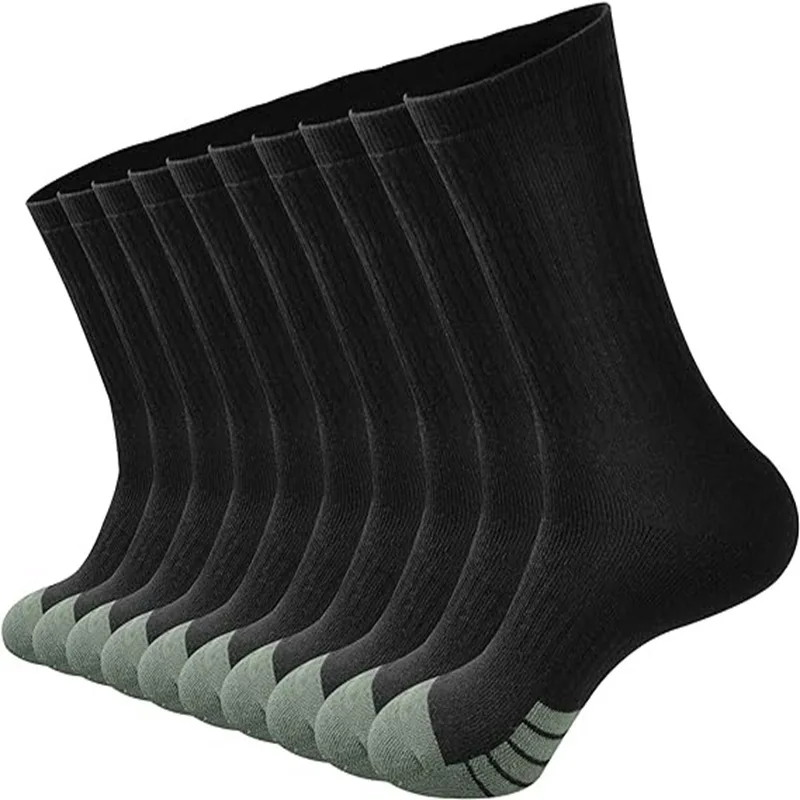 Large men's socks, foreign trade cotton socks, long tube wholesale, sports socks, white autumn and winter men's long socks image 5