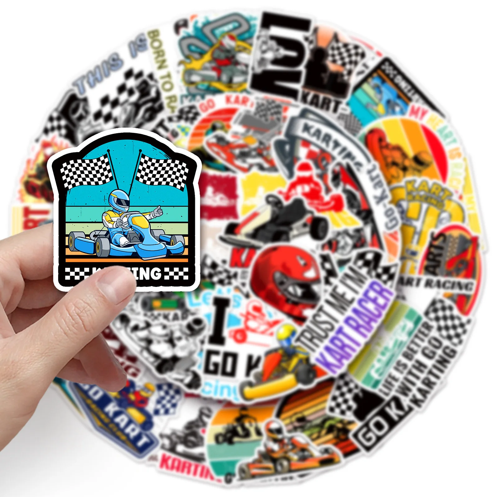 50PCS KARTING 레이싱 스포츠 방수 크리 에이 - Fitness Journal Planner 리뷰 및 가격