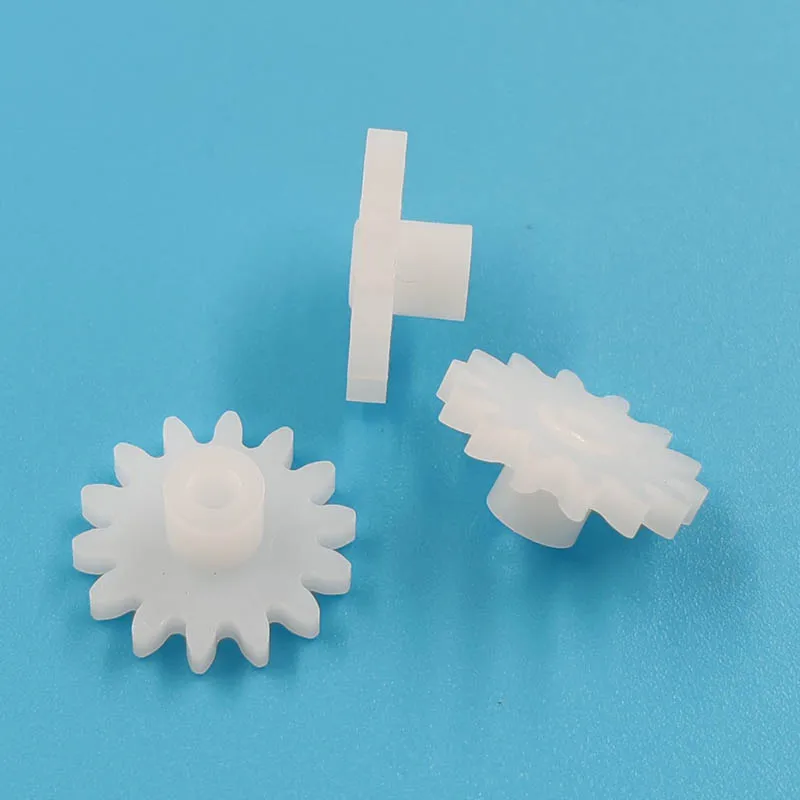 142A 0.8M Plastic Spur Gear 14 Teeth OD=12.6mm Hole 1.97mm 14T POM Pinion DIY Repair Parts Accessories